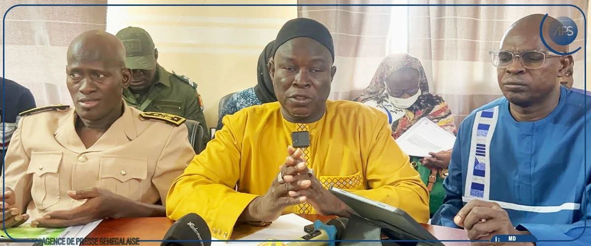El Hadji Mor Seck, maire d'Ida Mouride, s'exprimant lors de l'examen du projet de budget 2026 aux côtés des autorités administratives